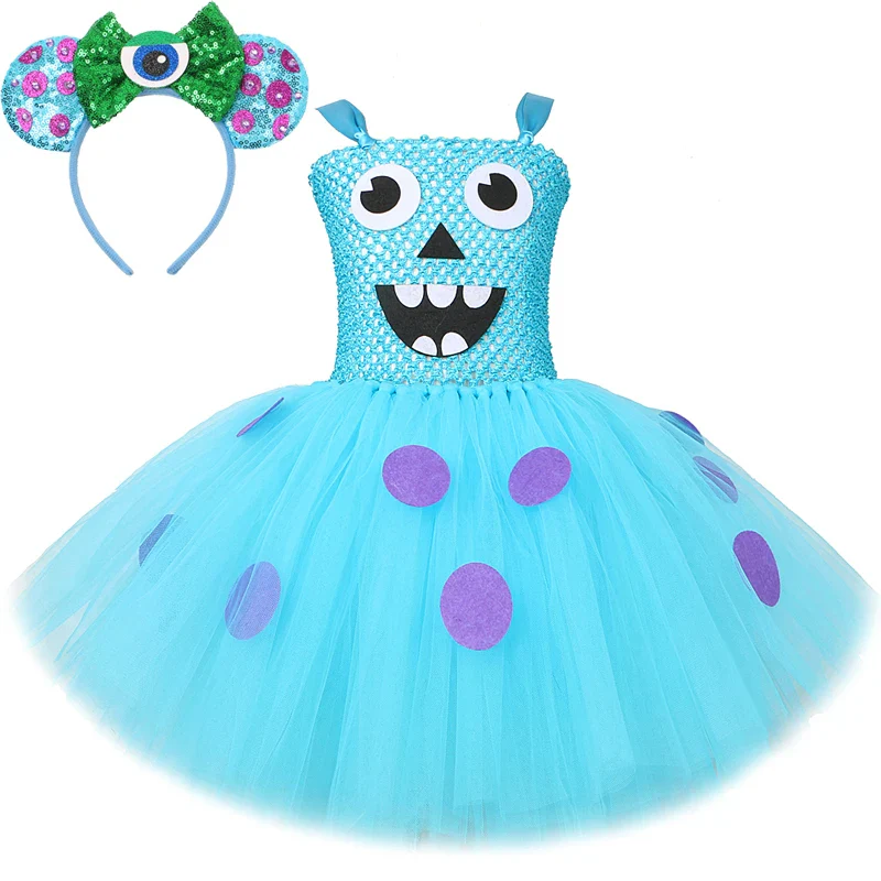 Big Blue Monster Dress - Image 8