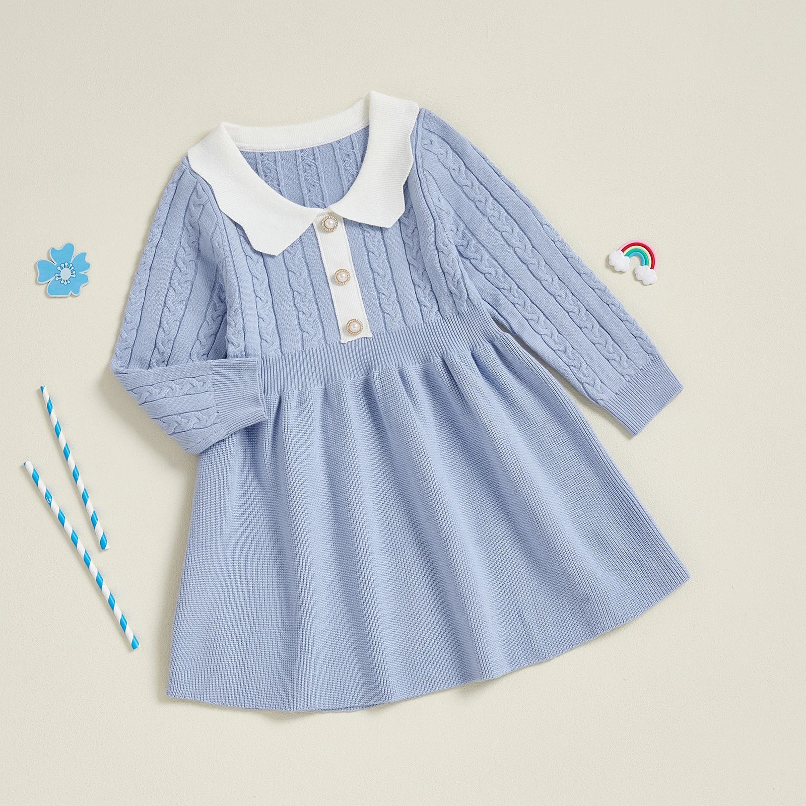 Chloe Knitted Dress - Image 3