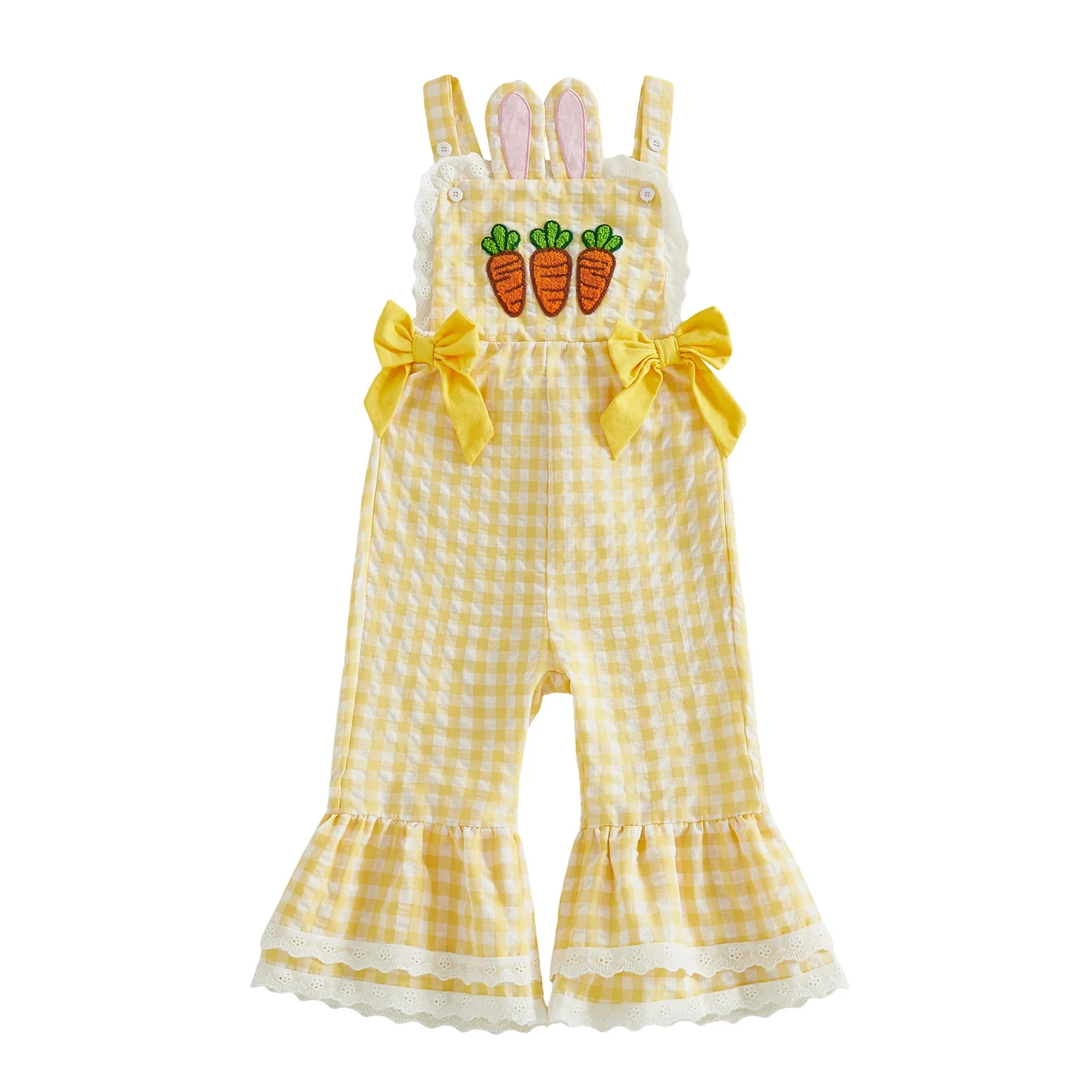 Easter Gingham Overalls - Image 7