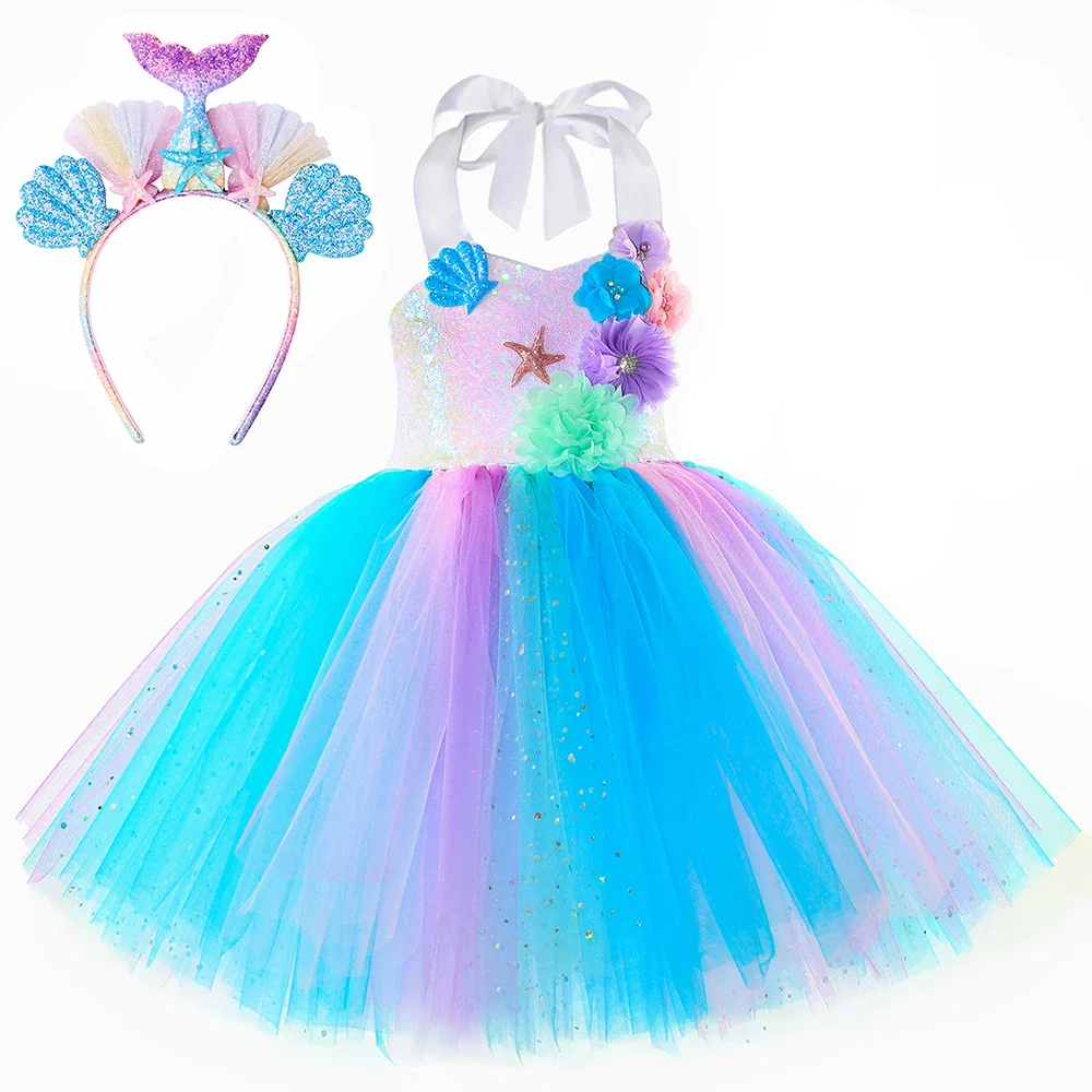 Floral Mermaid Dress - Image 10