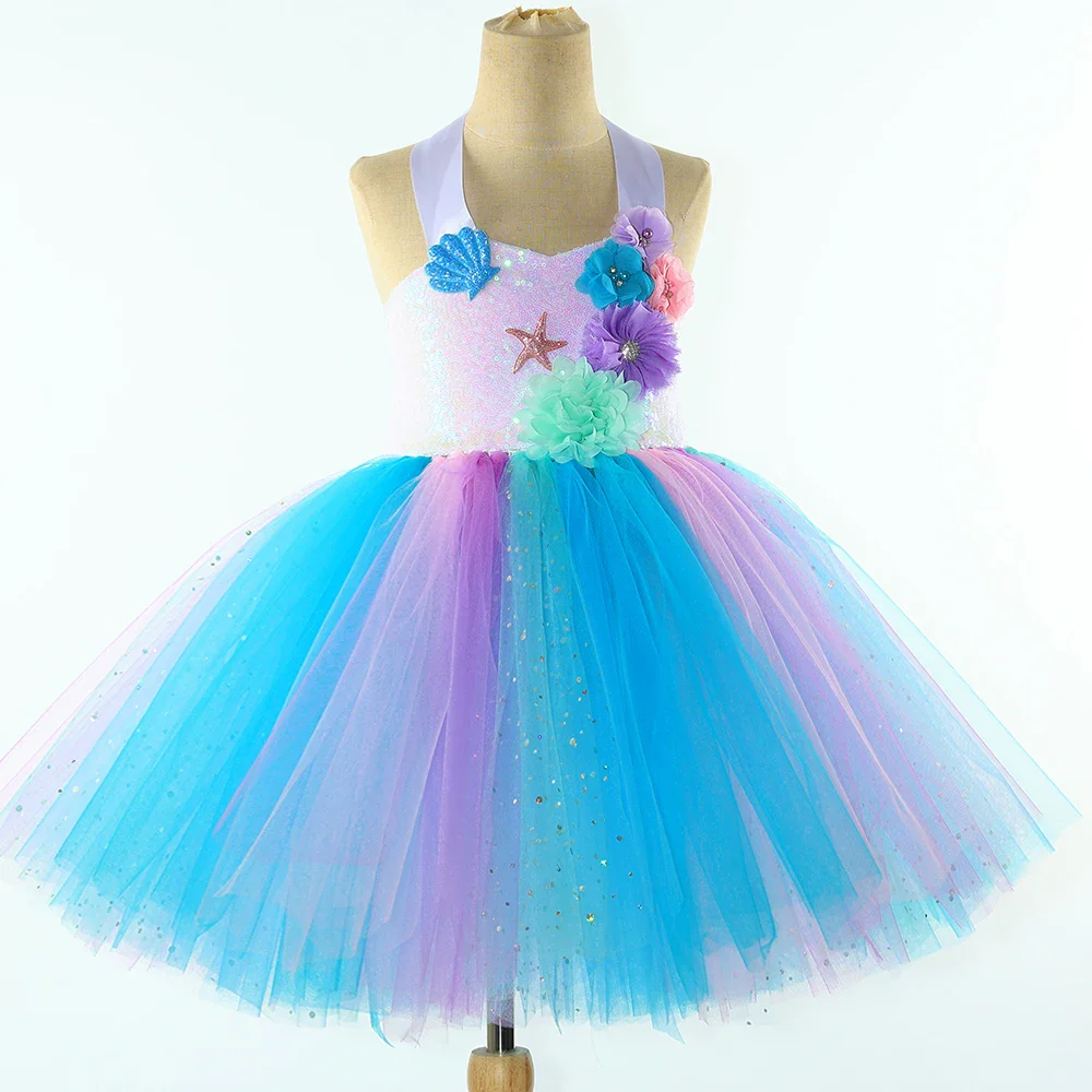 Floral Mermaid Dress - Image 3
