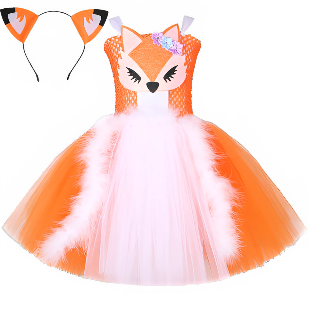 Fluffy Fox Dress