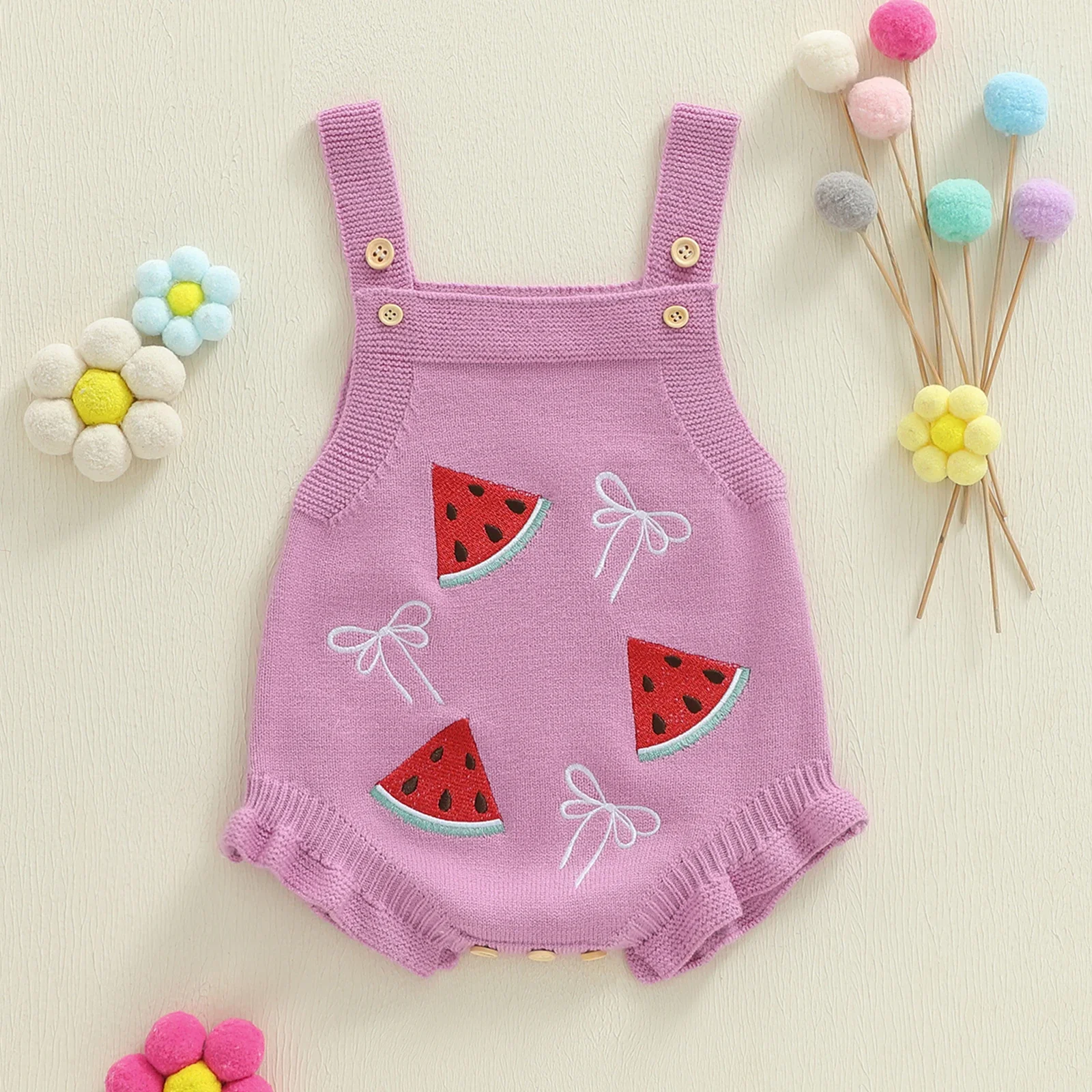 Spring Time Knitted Romper - Image 3