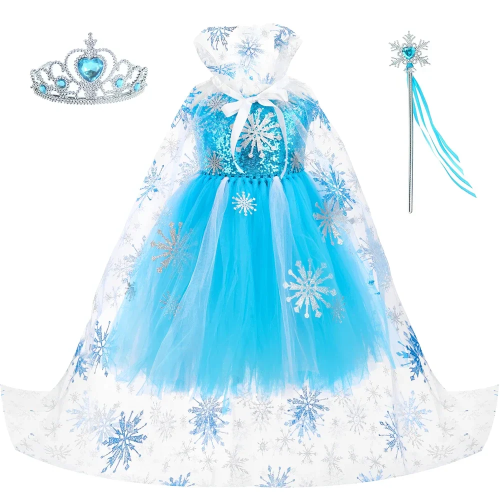 Ice Princess Dress & Cape