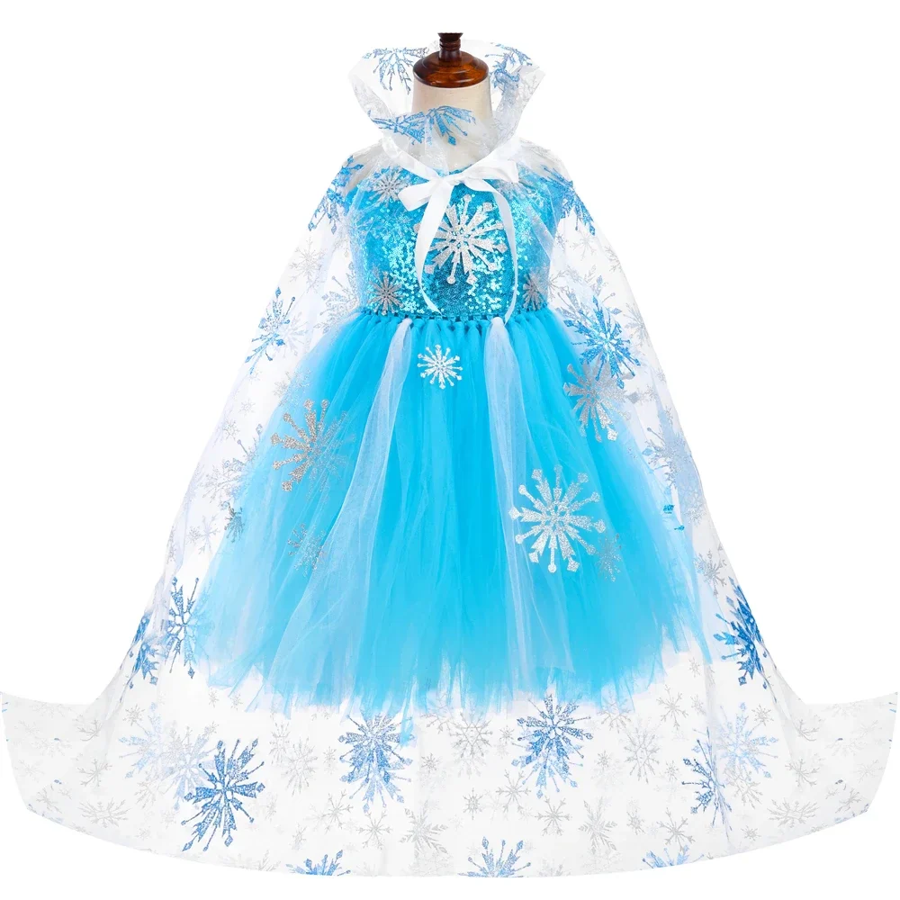 Ice Princess Dress & Cape - Image 2