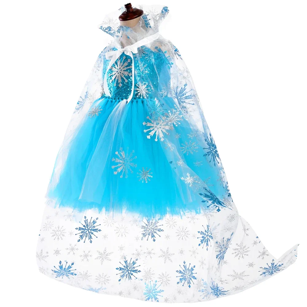 Ice Princess Dress & Cape - Image 3