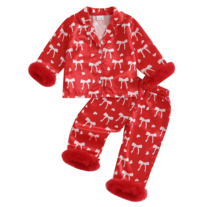 Little Bow Fluffy Pj's - Image 8
