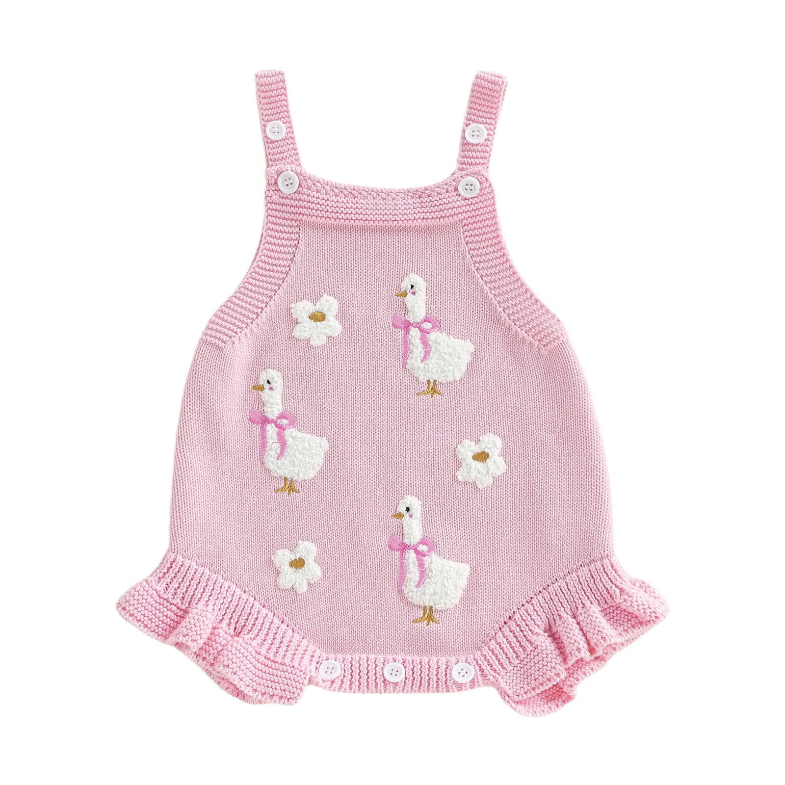 Little Duck Knitted Romper - Image 6