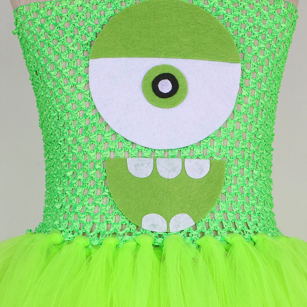 Little Green Monster Dress - Image 6
