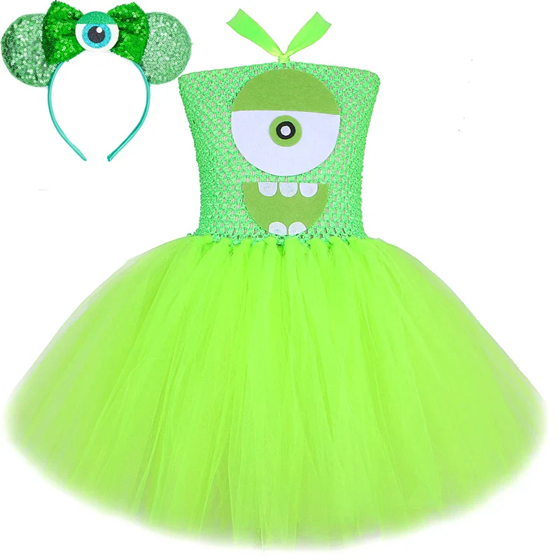 Little Green Monster Dress - Image 7