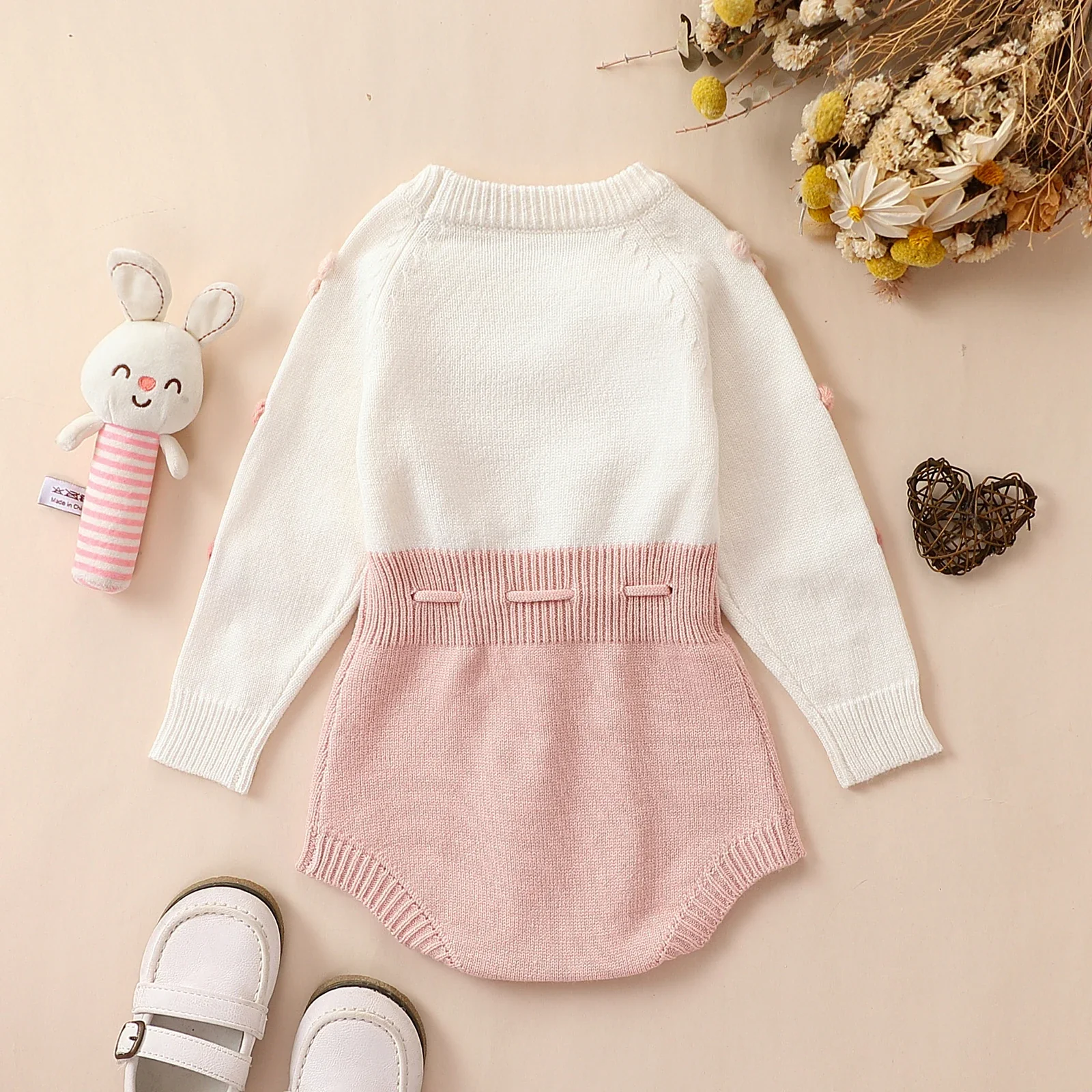 Little Love Knitted Romper - Image 3