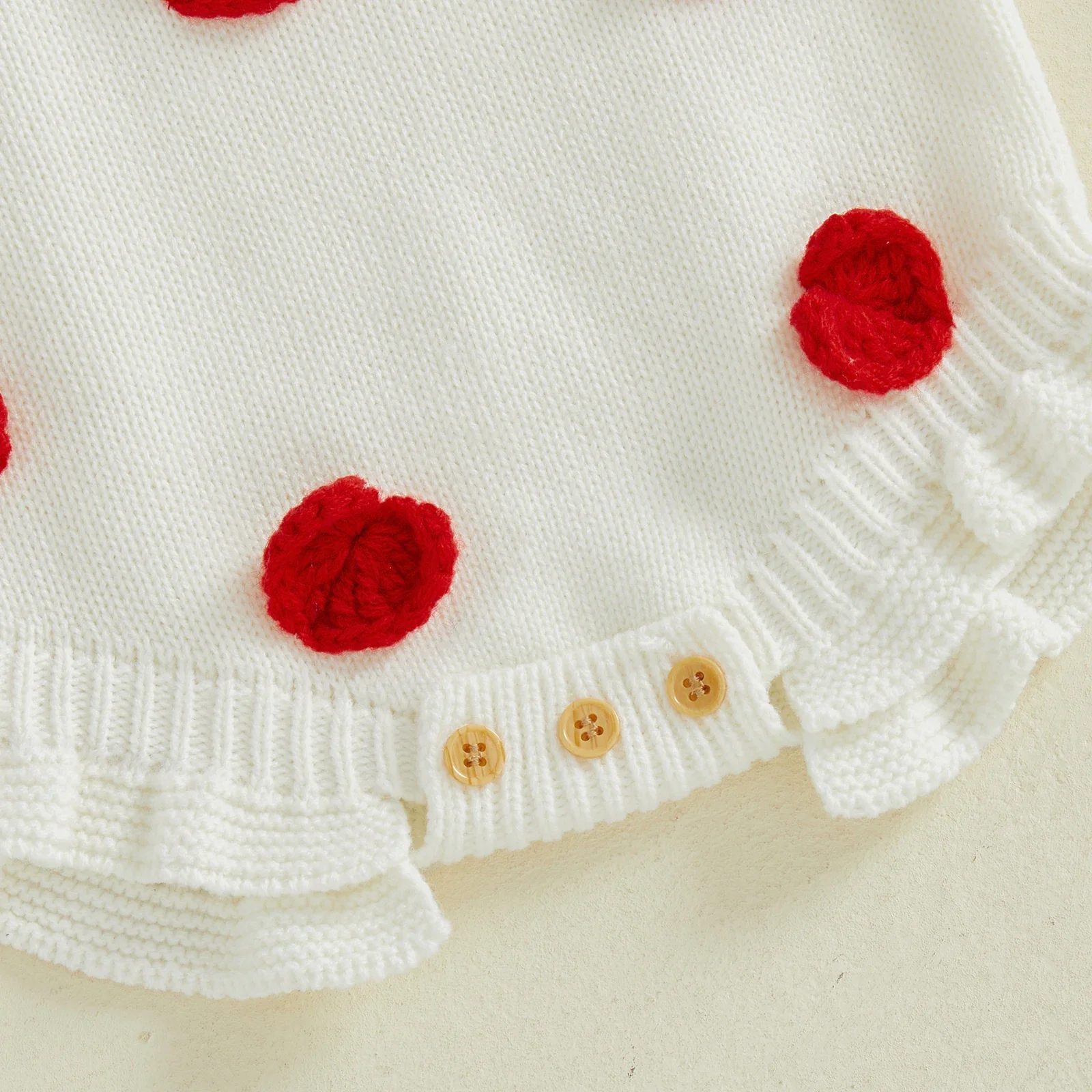 Love Knitted Vest Romper - Image 6