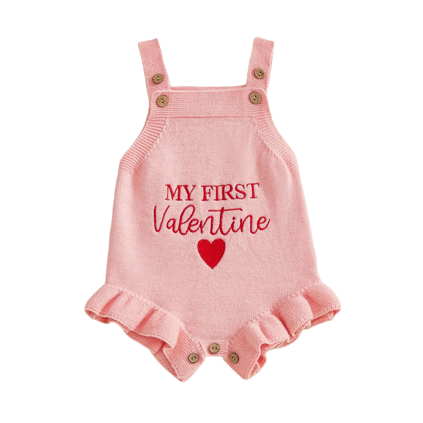 My First Valentines Knitter Romper - Image 5