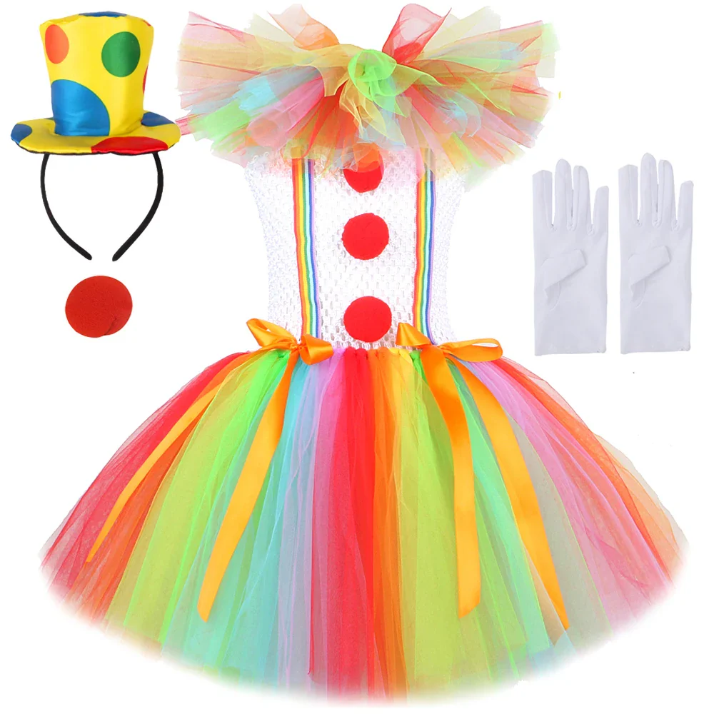 Rainbow Clown Dress