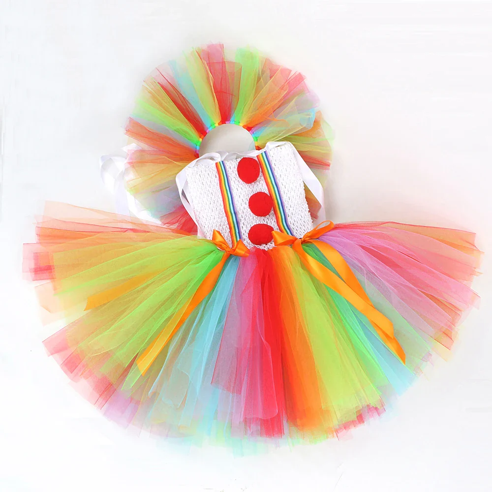 Rainbow Clown Dress - Image 5