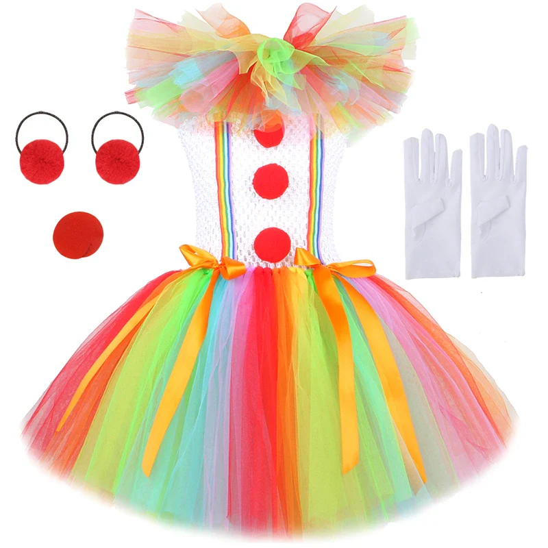 Rainbow Clown Dress - Image 7