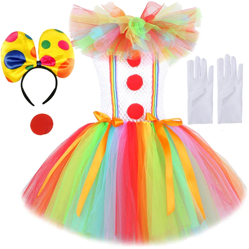 Rainbow Clown Dress - Image 8