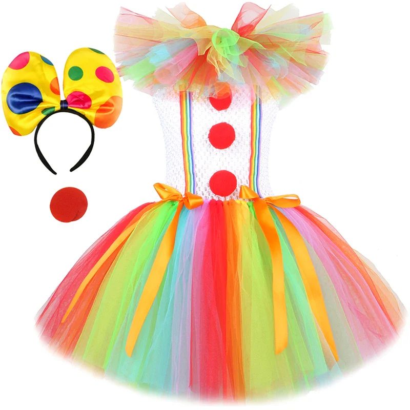 Rainbow Clown Dress - Image 9