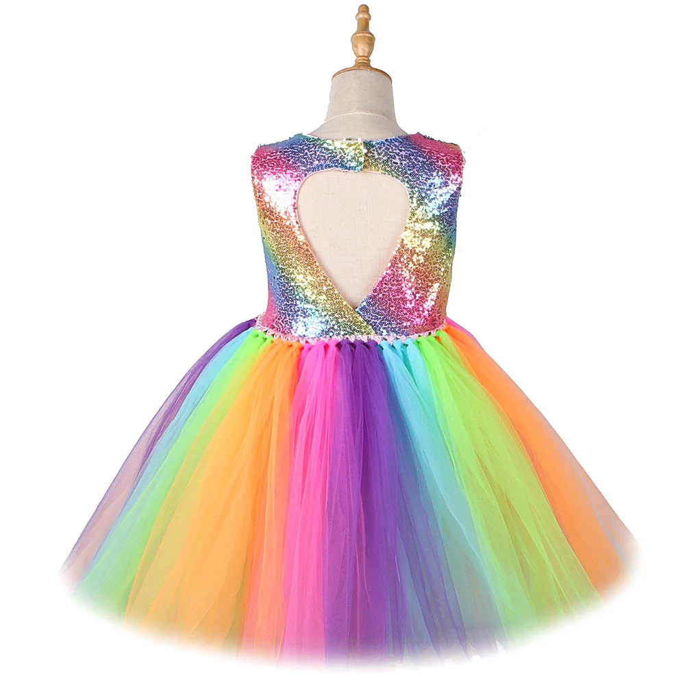 Rainbow Glitter Sparkles Dress - Image 3