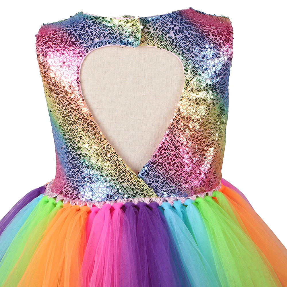 Rainbow Glitter Sparkles Dress - Image 6