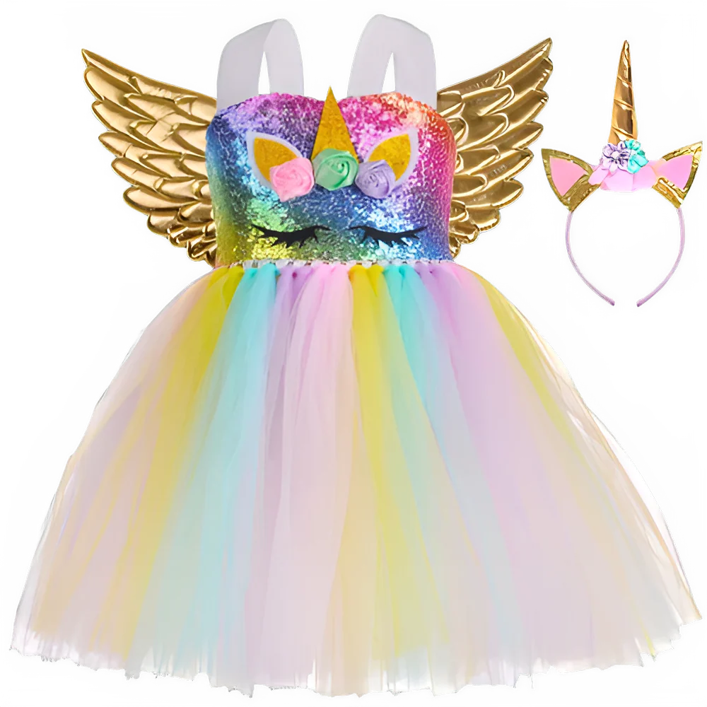 Rainbow Unicorn Dress