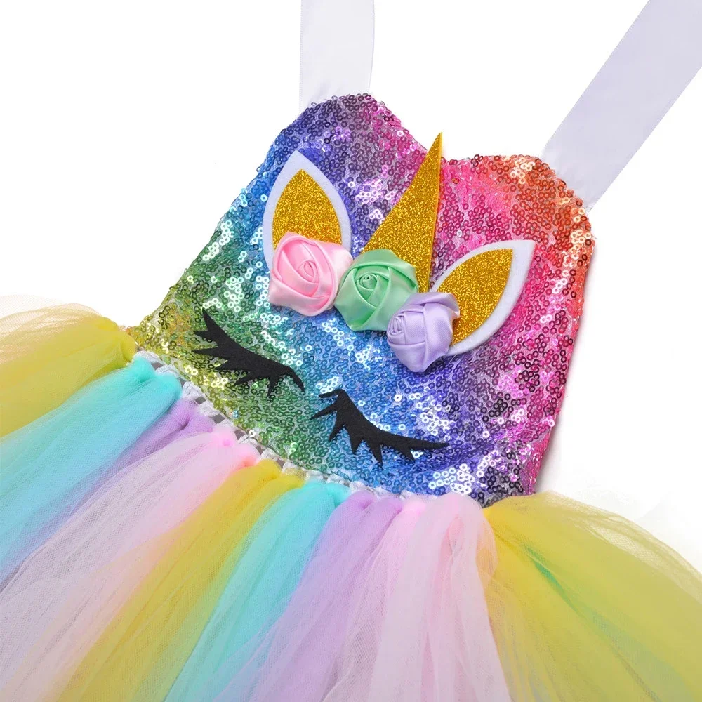 Rainbow Unicorn Dress - Image 5