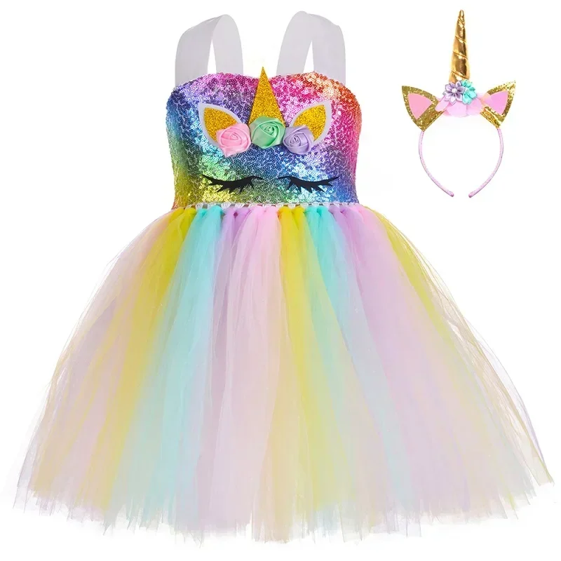 Rainbow Unicorn Dress - Image 8