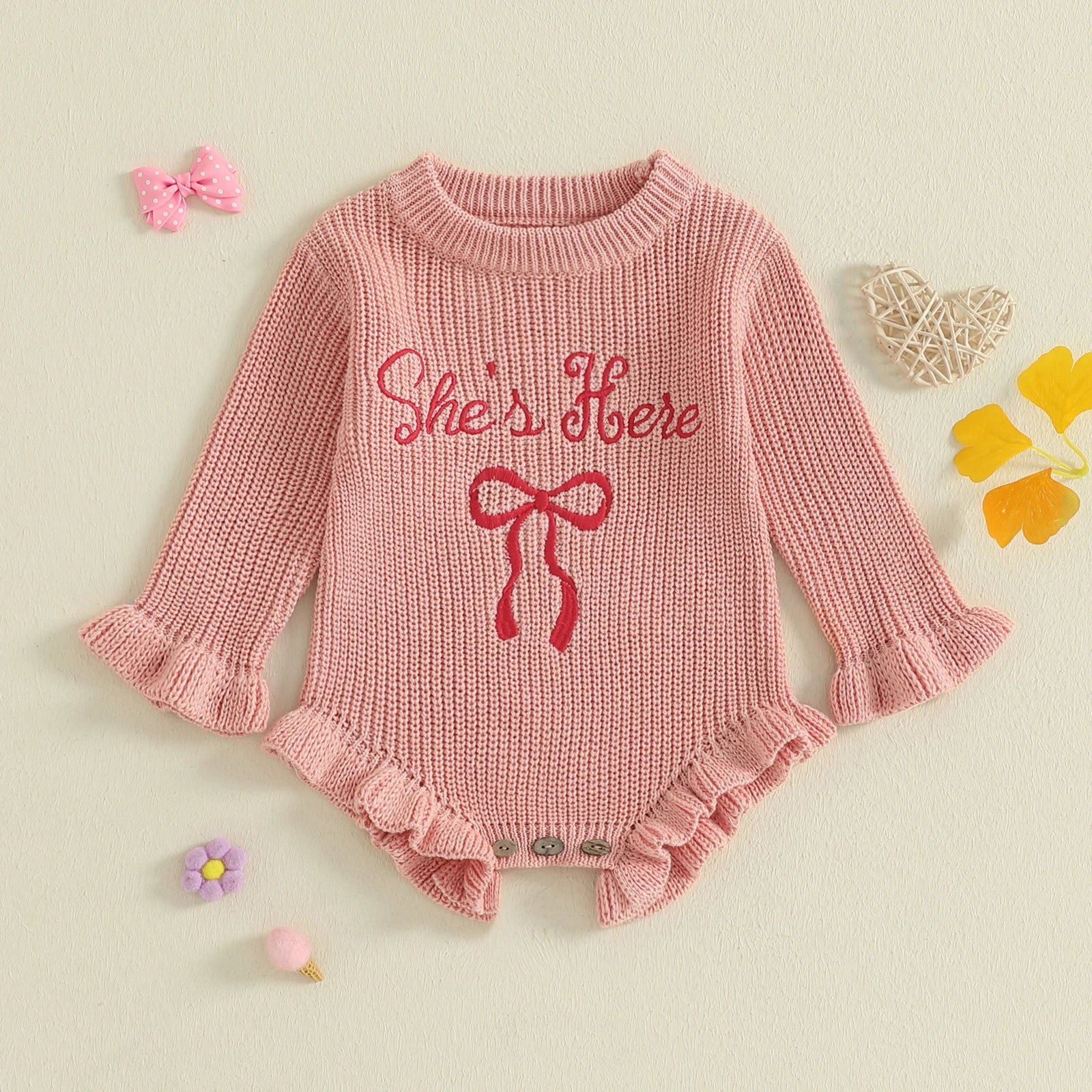 She's Here Romper - Image 2