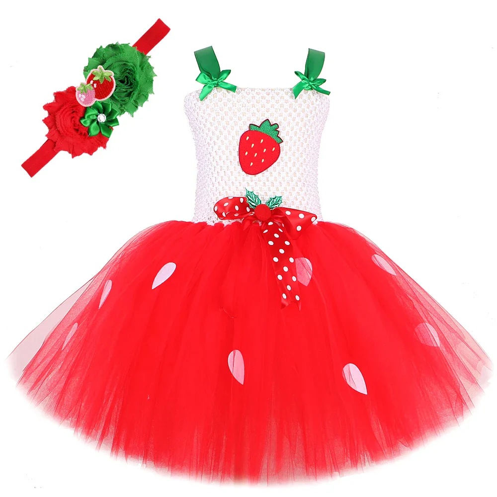 Strawberry Tutu Dress - Image 2