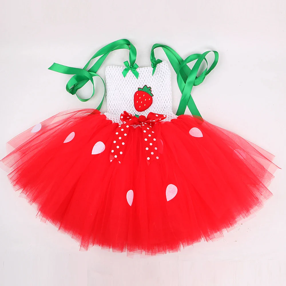 Strawberry Tutu Dress - Image 5