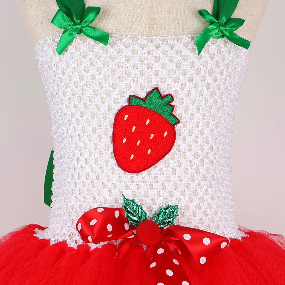 Strawberry Tutu Dress - Image 6